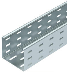 OBO kábeltálca SKS perforált 85x100x3000, szalaghorganyzott, DIN EN 10346, cink 6058108 (6058108)