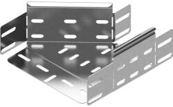 BAKS 185115 RKPJ150/100H80 Kábeltálca szűkítőidom 150/ 100 mm jobbos, anyagvastagság 1, 0 mm, villamos kábelek nyomvonalvezetéséhez (185115)