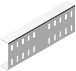 BAKS 220302 LSUCH100 Hosszanti összekötő 100x 300 mm összekötőelem, kábelvezetési elemek csatlakoztatásához (220302)