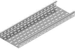 BAKS 151405 KCP50H50/3 kábeltálca 50×50×3000 mm szalaghorganyzott 1, 5 mm anyagvastagság, villamos kábelek nyomvonalvezetéséhez (151405)