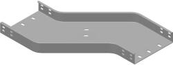 BAKS 354840 OPZLC400H50 Kábeltálca kitérő idom 50x 400 mm balos, vízszintes, tűzihorganyzott, anyagvastagság 2, 0 mm, villamos kábelek nyomvonalvezetéséhez (354840)