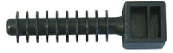 HAUPA Kábelkötegelő szerelő tappancs, 37x13x9.2 mm fekete, tiplis 262172 Haupa (262172)