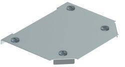 OBO fedél T-leágazáshoz RTM 150 idomhoz B=150mm, szalaghorganyzott, DIN EN 10346, cink 7138792 (7138792)