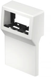 OBO szerelvénytartók SL kettes 110 Modul 45 9010 116x179x50, hófehér 6134506 (6134506)