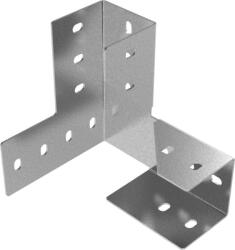 BAKS 668003 LCWLL80 Sínösszekötő sarokelem C-sínhez 90 fokos balos 233 mm szalaghorganyzott, anyagvastagság 3, 0 mm összekötőelem (668003)