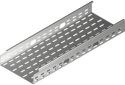 BAKS 161610 KOJ100H60/3 kábeltálca 60×100×3000 mm szalaghorganyzott 1, 0 mm anyagvastagság 24x 35 mm oldalnyílásokkal (161610)