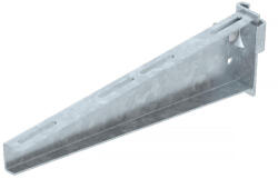 OBO oszlopra szerelhető konzol IS8-oszlophoz B410mm, merítetten tűzihorganyzott, DIN EN ISO 1461, cink 6419298 (6419298)
