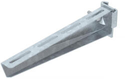 OBO oszlopra szerelhető konzol IS8-oszlophoz B310mm, merítetten tűzihorganyzott, DIN EN ISO 1461, cink 6419388 (6419388)