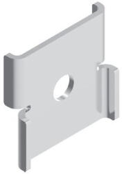 BAKS 661204 PUC40 Pozicionáló lemez 41x 40 mm, szalaghorganyzott, anyagvastagság 2, 0 mm, villamos szerelési feladatokhoz (661204)