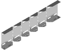 BAKS 211200 LUSH200 univerzális összekötő 650x 205 mm, önhordó tálcákhoz és létrákhoz, szalaghorganyzott, anyagvastagság 2, 0 mm összekötőelem (211200)