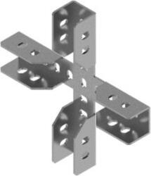 BAKS LCWCZ Sínösszekötő keresztelem C-sínhez 259x259mm szalaghorganyzott, anyagvastagság 3, 0mm 661404 (661404)