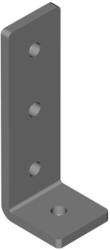 BAKS 664500 LCK5 C-sín 90 fokos összekötő 40×134×40 mm cinkpelyhes horganyzás, anyagvastagság 6, 0 mm összekötőelem, kábelvezetési elemek csatlakoztatásához (664500)