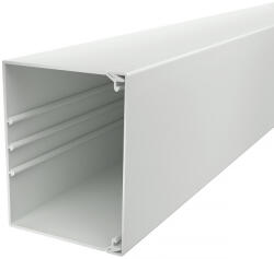OBO fali és mennyezeti csatorna fenékperforálással, világosszürke 100x130x2000 6027245 (6027245)