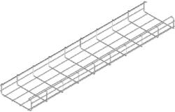 BAKS 910230 KCS300H60/3 rácsos kábeltálca 68×300×3000 mm, villamos kábelek nyomvonalvezetéséhez (910230)