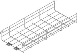 BAKS 920120 KDS200H110/3 rácsos kábeltálca 110×200×3000 mm, villamos kábelek nyomvonalvezetéséhez (920120)