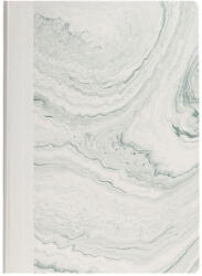 NUSIGN Caiet birou a5 96 file 80g dictando coperta piele natural fluids verde Nusign deli (DLENS208-CGR)