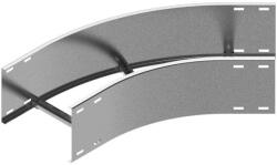 BAKS 435553 LDSMT500H200 Nagyfesztávú kábellétra külső sarokidom vízszintes 200x 500 mm 45 fokos szalaghorganyzott, anyagvastagság 3, 0 mm (435553)