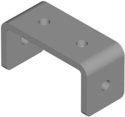 BAKS 667100 LCO1 Sínösszekötő 41×83×40 mm cinkpelyhes horganyzás, anyagvastagság 6, 0 mm összekötőelem, kábelvezetési elemek csatlakoztatásához (667100)