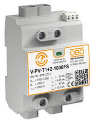 OBO Combi Controller V-PV Y-kapcs napelemes rendszh +FS 1000V DC, szürke 5094232 (5094232)