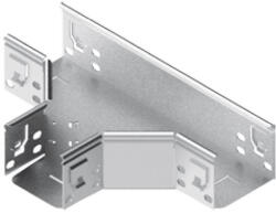 BAKS 160827 TKFLJ75H60 Kábeltálca T-idom 60x 75 mm csavar nélküli szerelés, anyagvastagság 1, 0 mm, villamos kábelek nyomvonalvezetéséhez (160827)