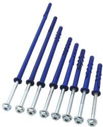Tracon Peremes dübel, hatlapfejű peremes csavarral M10×80mm, PA6.6 T10080P Tracon (T10080P)