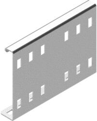BAKS 483499 LDPH120 Kábellétra hosszanti összekötő 124x 175 mm 120 mm oldalmagassághoz, szalaghorganyzott, anyagvastagság 1, 5 mm (483499)