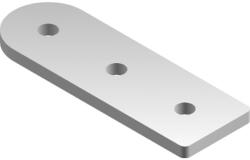 BAKS 662500 LCP5 Sínösszekötő elem 120x 40 mm 40/ 41 mm sínhez, cinkpelyhes horganyzás, anyagvastagság 6, 0 mm összekötőelem (662500)
