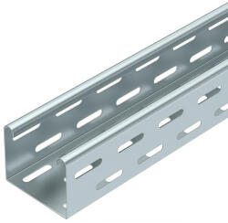 OBO kábeltálca RKS perforált, fenékborda nélkül 60x75x3000, szalaghorganyzott, DIN EN 10346, cink 6055893 (6055893)