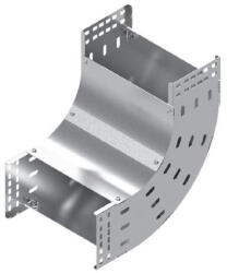 BAKS 136274 LUNJ100H100 Sarokidom 90 fokos 100x 100 mm függőleges, fedéllel, kábelvezetési nyomvonal lefedésére (136274)