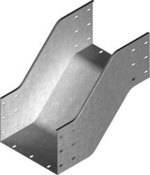 BAKS 373620 OPNZP200H200 Kábeltálca kitérő idom 200x 200 mm függőleges, tűzihorganyzott, anyagvastagság 1, 5 mm, villamos kábelek nyomvonalvezetéséhez (373620)