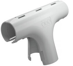 OBO Quick-Pipe T-leágazás M25, világos szürke 2153843 (2153843)