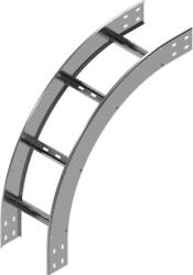 BAKS 489150 LPDZC500H80N Kábellétra külső sarokidom függőleges 80x 500 mm 90 fokos szalaghorganyzott, anyagvastagság 2, 0 mm (489150)