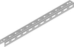 BAKS 665314 Profilsín 40×35×1, 5 mm 2 m/szál szalaghorganyzott CP40H35/2 szerelősín, kábelvezetési elemek rögzítéséhez (665314)