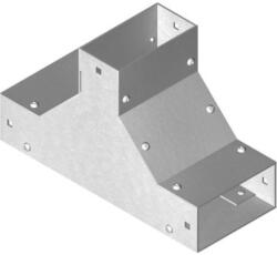 BAKS 818630 TRSDMC300H50 Kábeltálca alsó leszálló T-idom 50x 300 mm gépek áramellátásához szimmetrikus, szalaghorganyzott, anyagvastagság 2, 0 mm (818630)
