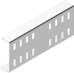 BAKS 220403 LSSUTH100 Nagyfesztávú kábeltálca- és létra hosszanti összekötő 107x 260 mm 100 mm oldalmagassághoz, szalaghorganyzott, anyagvastagság 3, 0 mm (220403)