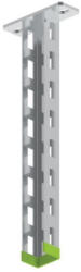 BAKS 752007 WPCB700 függesztett oszlop fejlemezzel 50×35×700 mm U-profil védősapkával tartóoszlop, kábelvezetési elemek rögzítéséhez (752007)