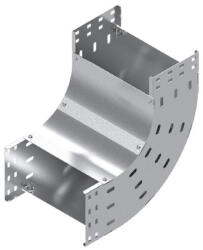 BAKS 131241 LUNJ100H110 Kábeltálca sarokidom 90 fokos 110x 100 mm függőleges, fedéllel, villamos kábelek nyomvonalvezetéséhez (131241)