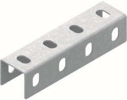 BAKS 668100 LCM50H50 C-szerelősín hosszanti összekötő 53×56×180 mm perforált, szalaghorganyzott, anyagvastagság 1, 5 mm összekötőelem (668100)