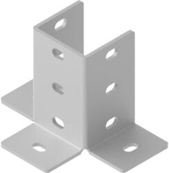 BAKS 661309 PVC80 Fejlemez 210×140×79 mm, tűzihorganyzott, anyagvastagság 5, 0 mm, villamos szerelési feladatokhoz (661309)