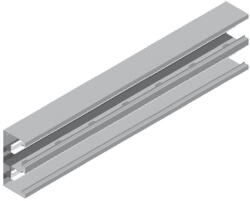 BAKS 960121 KSd215H68/2 Mellvédcsatorna 2 kamrás 68×215×2000 mm elektrogalvanikusan horganyzott, anyagvastagság 1, 0 mm (960121)