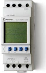Finder 12.21. 0.012. 0000 kapcsolóóra sínre, digitális, napi és heti 1CO(váltó) 12V (12.21.0.012.0000)