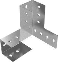 BAKS 668004 LCWLP80 Sínösszekötő sarokelem C-sínhez 90 fokos jobbos 233 mm szalaghorganyzott, anyagvastagság 3, 0 mm összekötőelem (668004)