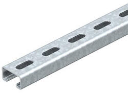 OBO profilsín perforált, 22 mm résszélesség 300x41x21, merítetten tűzihorganyzott, DIN EN ISO 1461 1122934 (1122934)