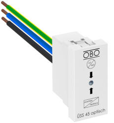 OBO túlfeszültségvédelem, Modul 45 optikai kijelzéssel 255V, hófehér 6117473 (6117473)