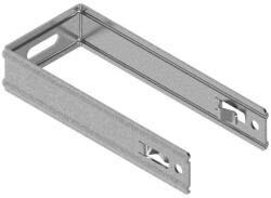 BAKS 900336 USKH100N oldalfali tartó 60 mm széles rácsos kábeltálcához 65×30×150 mm tartóelem, kábelvezetési elemek rögzítéséhez (900336)