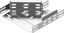 BAKS 165324 RKPJ100/50H60 Kábeltálca szűkítőidom 100/ 50 mm jobbos, anyagvastagság 1, 0 mm, villamos kábelek nyomvonalvezetéséhez (165324)