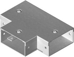 BAKS 811010 TKMP100H50 Kábeltálca T-idom 50x 100 mm, anyagvastagság 1, 5 mm, fedéllel, villamos kábelek nyomvonalvezetéséhez (811010)