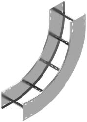BAKS 434443 LWDSM400H200 Nagyfesztávú kábellétra belső sarokidom függőleges 200x 400 mm 90 fokos szalaghorganyzott, anyagvastagság 2, 5 mm (434443)