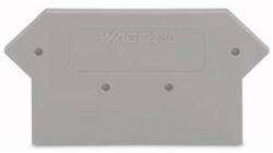 Wago vég- és válaszlap 2.5 mm vastag, szürke (280-330) (280-330)