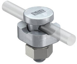 OBO összekötő kapocs körvezetőhöz VA anyával 8-10mm, merítetten tűzihorganyzott, DIN EN ISO 1461 5304107 (5304107)